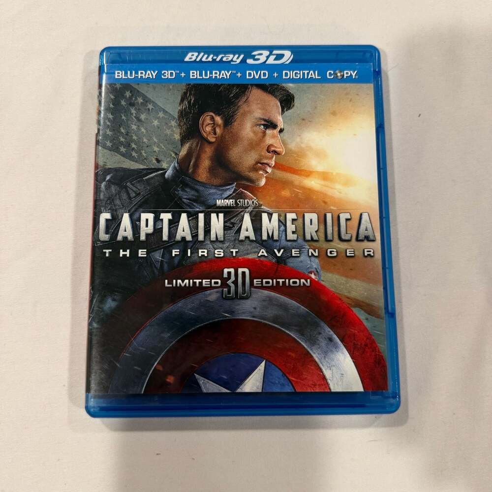 Captain America: The First Avenger Limited 3D Edition Blu-ray 3D + Blu-ray + DVD